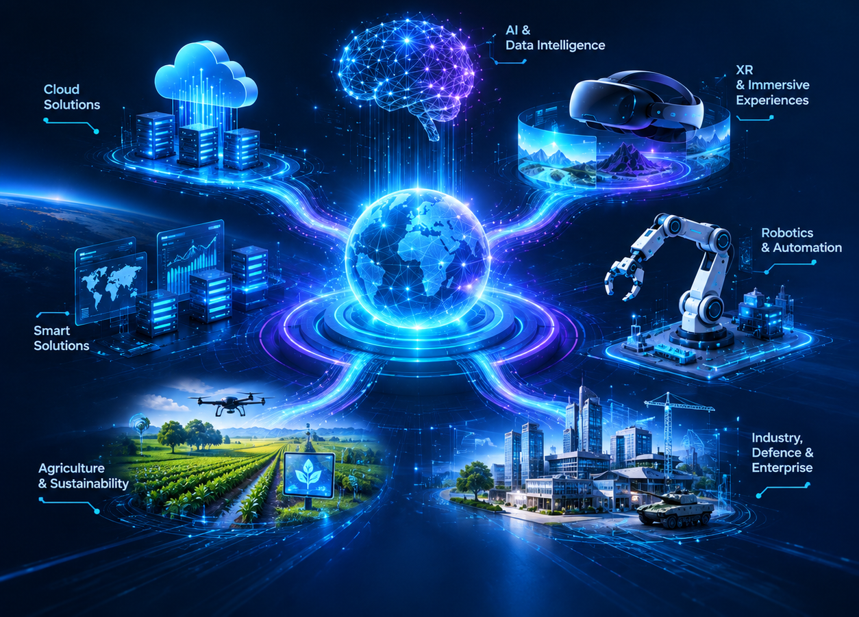 Vaibhava Tech ecosystem: AI, Cloud, XR, Robotics, Agriculture and Enterprise technologies